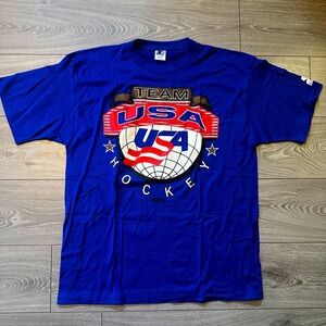 Team USA Hockey Deadstock 1991 Starter T-Shirt